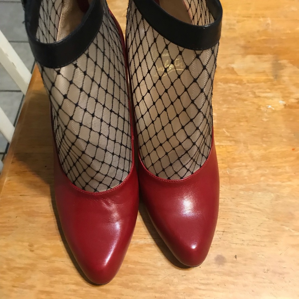 Christian Louboutin Red Resillissima Bootie